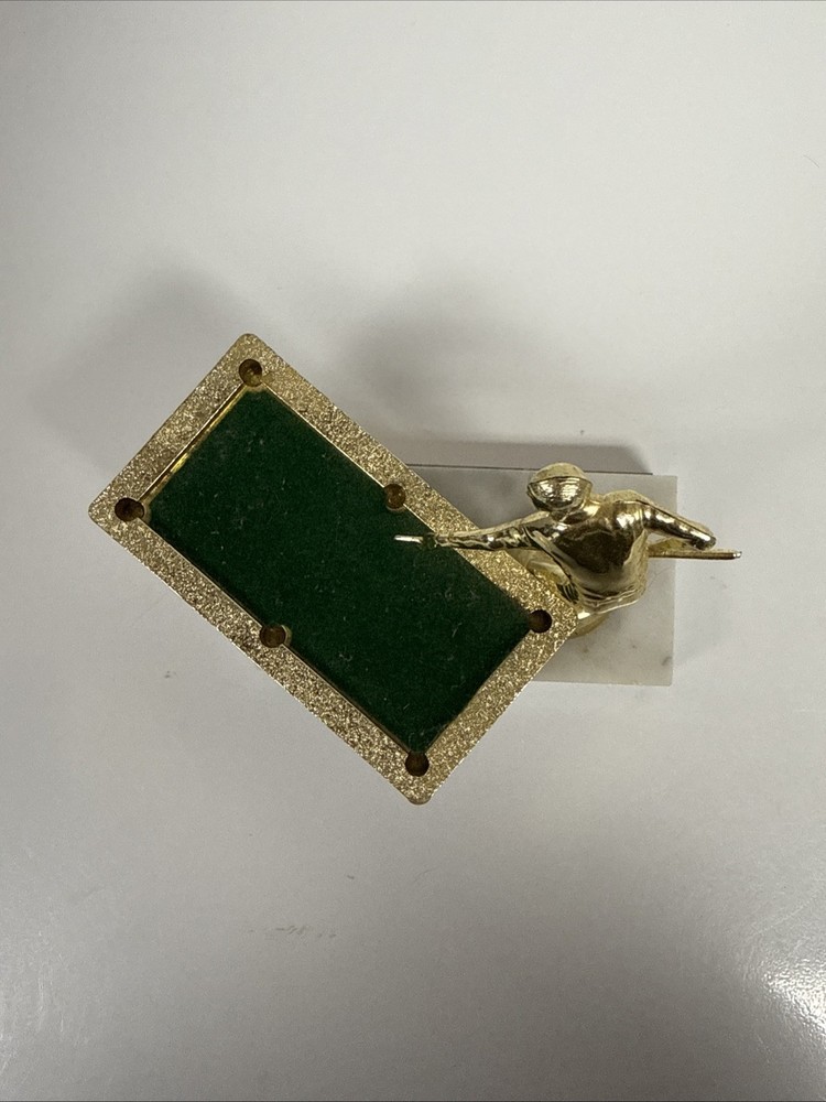 Vintage Pool Trophy Billiards Trophy