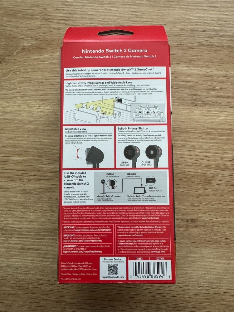 Authentic Nintendo Switch 2 Camera - Factory Sealed