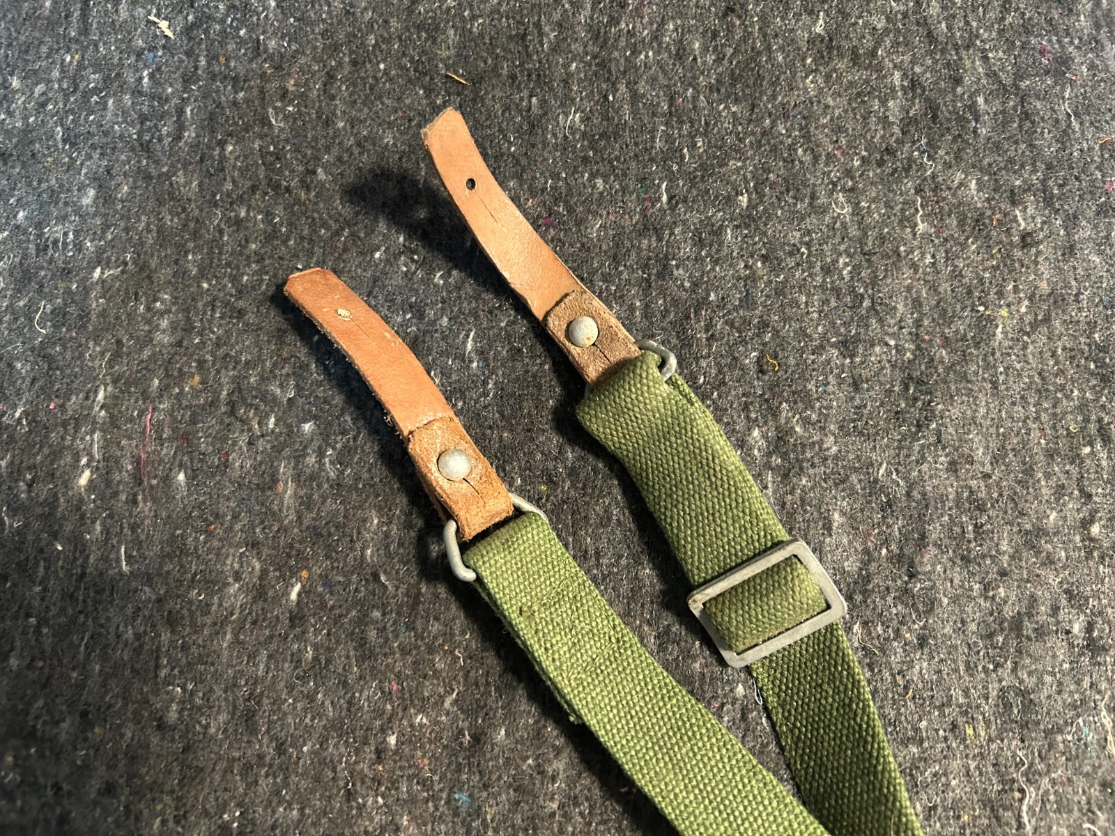 Original Chinese SKS Vietnam War 7.62x39 Rifle Surplus Leather Strip Sling