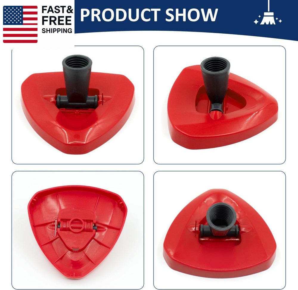 Spin Mop Replacement Head Base Compatible with Ocedar Rinseclean 2 Tank System