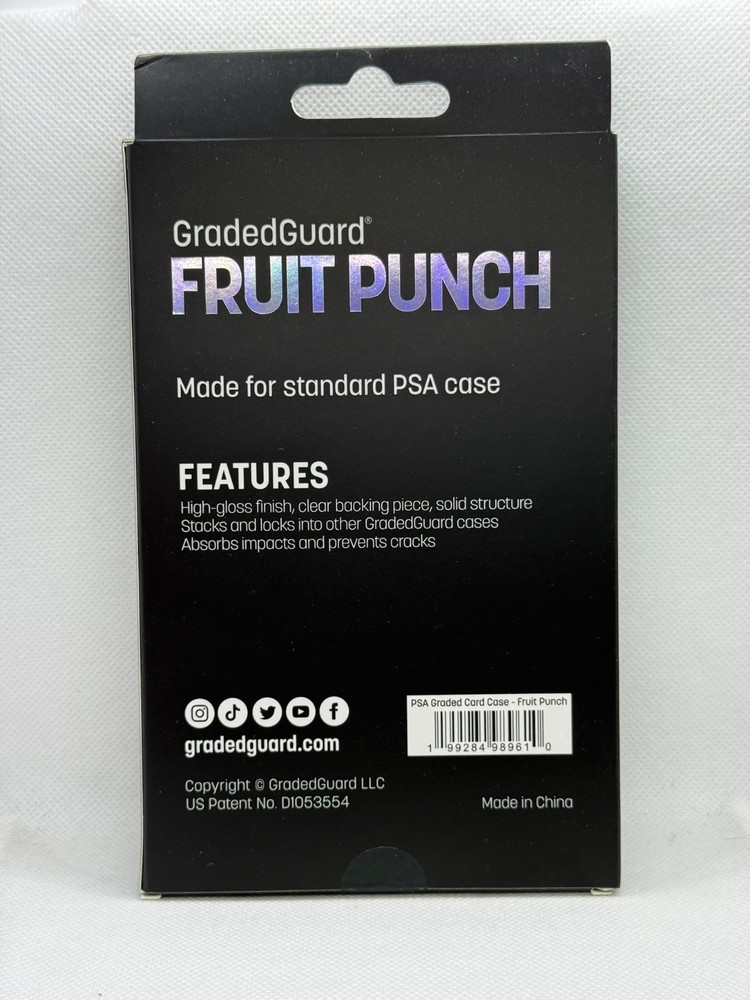 GradedGuard PSA Graded Guard Fruit Punch Limited Edition New