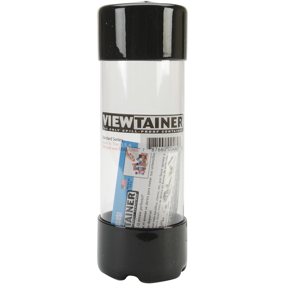 Viewtainer CC26-4 Slit Top Storage Container 2"X6"-Black