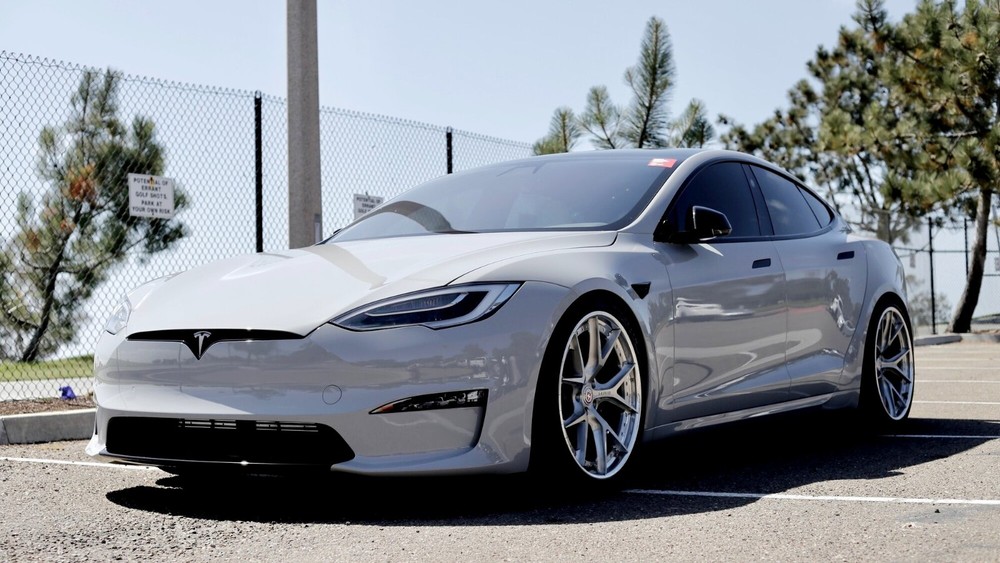 TESLA LOWERING LINKS KIT - MODEL S (PREMIUM FULLY ADJUSTABLE LINKS) MODULE