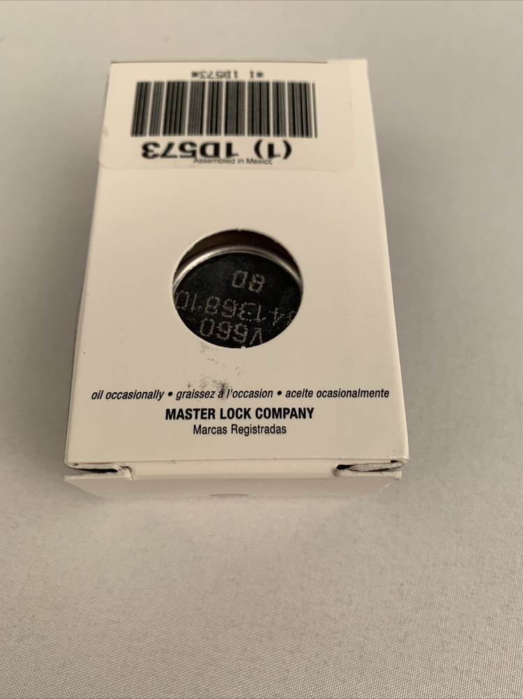 Master Lock Combination Padlock, 1D573