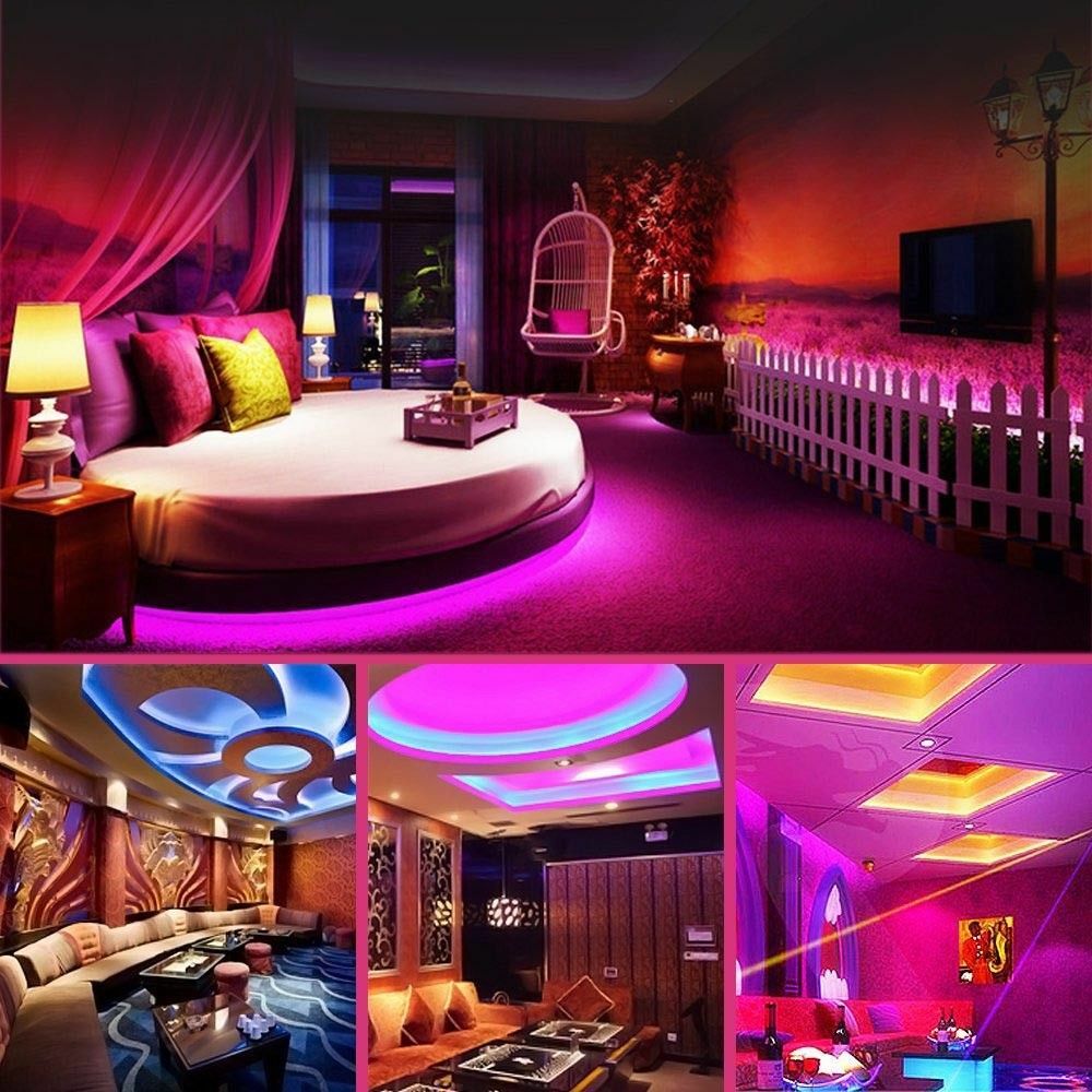 16.4ft LED Strip 3528 2835 3014 5050 5054 5630 5730 7020 SMD Flexible Light 12V