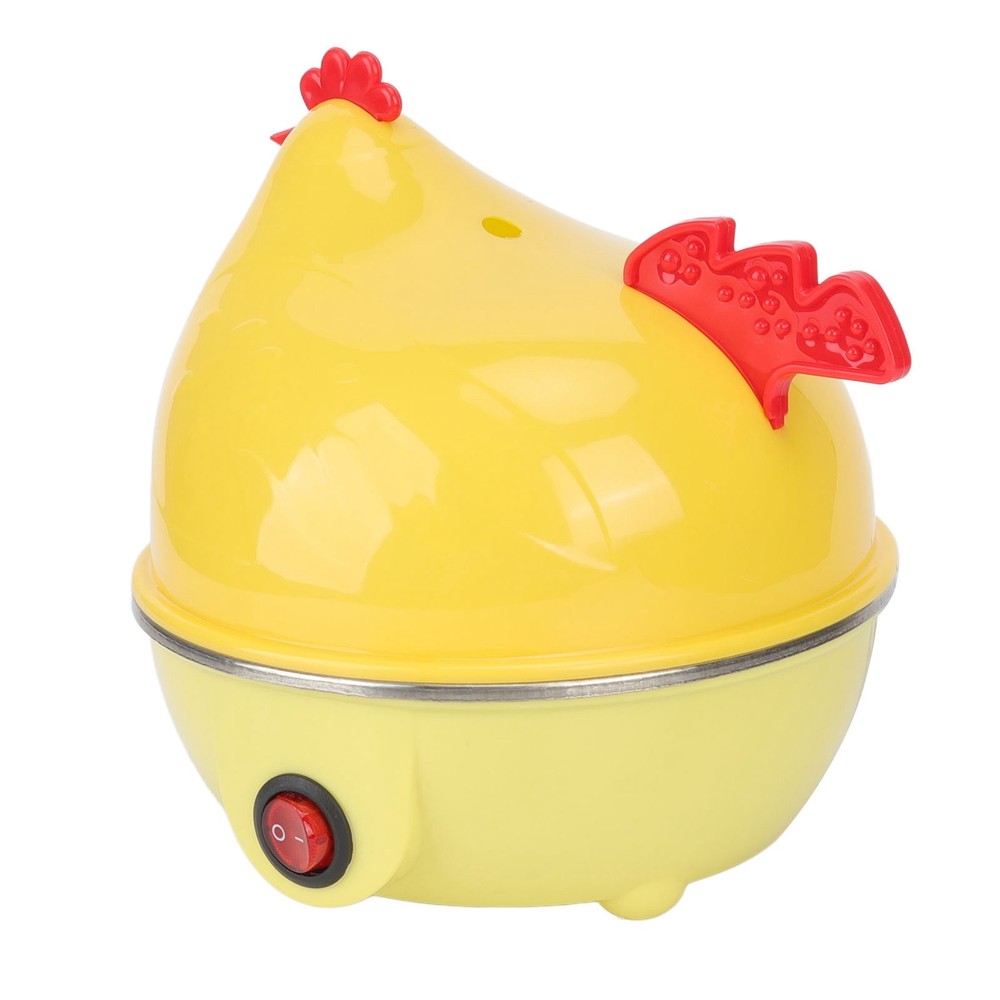 Electric Egg Cooker Multifunction Chicken Shape Rapid Egg Boiler 7 Egg Capacity