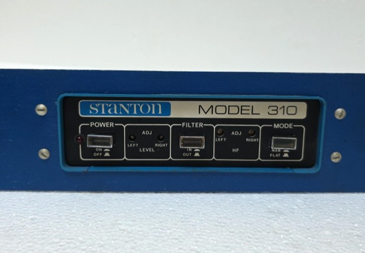 Stanton Model 310 Professional Stereo Preamp – Phono EQ, Rumble Filter, Tested!b