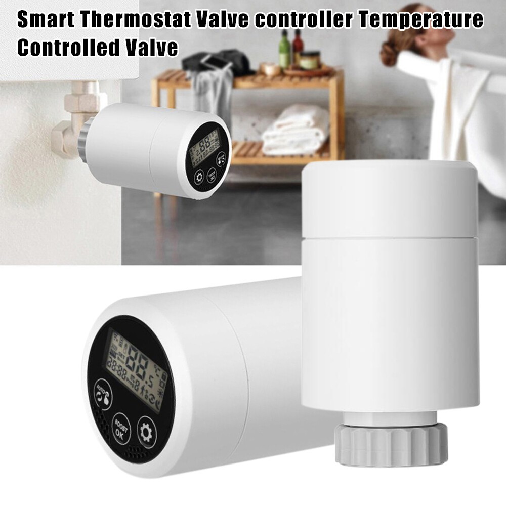 Neu Smart Thermostat Radiator Valve Actuator Programmable Temper Tuya Zigbee 3.0