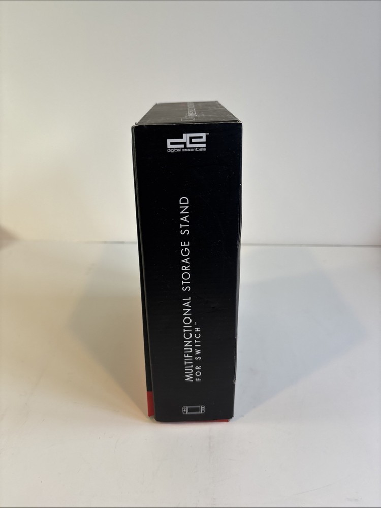 Nintendo Switch Storage Tower Stand | Game Disk Rack & Controller Holder - Black