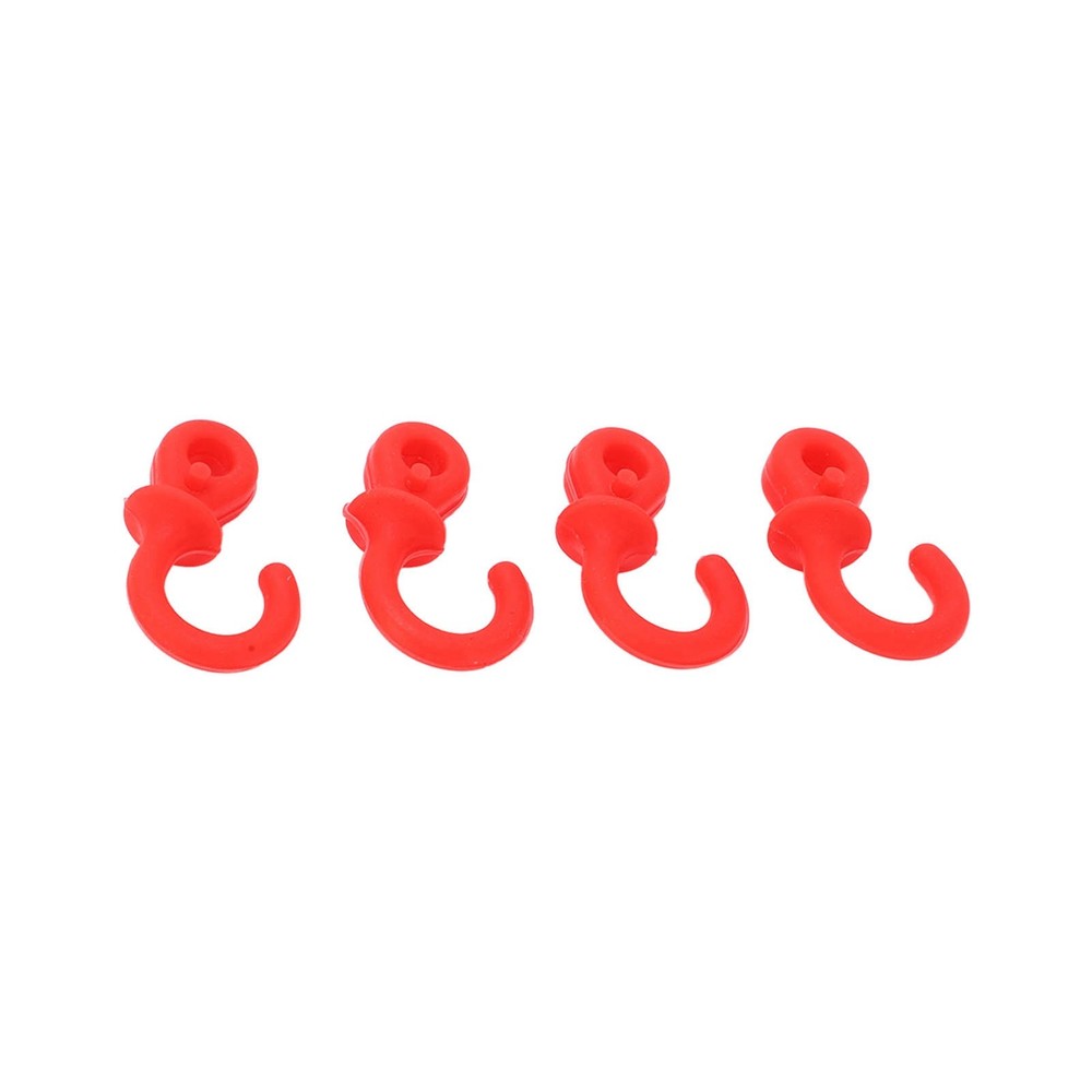 4x Archery String Silencers Monkey Tail Compound Bow String Stabilizer Red