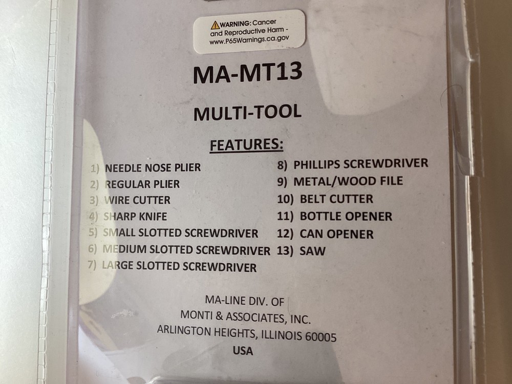 MA - Line Multi-Tool MA-MT13 New READ