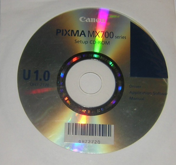 Canon PIXMA MX700 Printer Setup CD-ROM (2005) Drivers Utilities User Guide