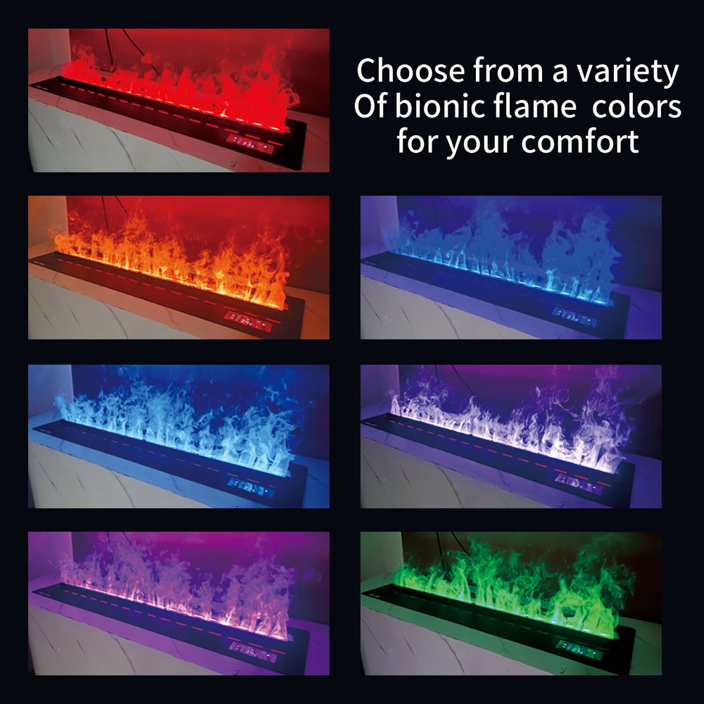 Electric Fireplace-Multiple App Water Vapor Fireplace 3D Atomizing Fireplace