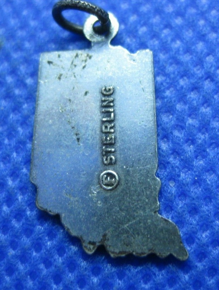 Sterling Silver Indiana Charm