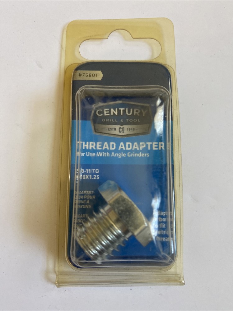 Century Drill & Tool 76801 Angle Grinder Thread Adapter
