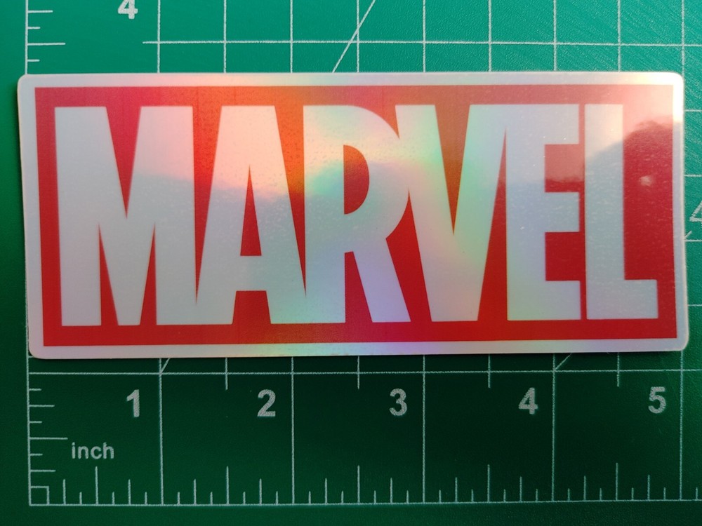 Marvel Logo Foil Sticker