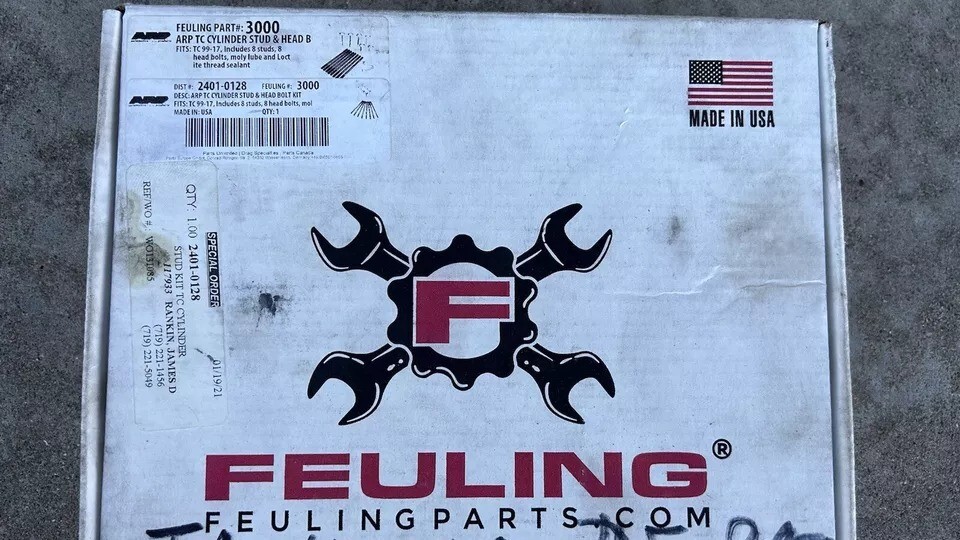 Feuling Engine Cylinder Stud Kit for Harley-Davidson Dyna 1999-2017