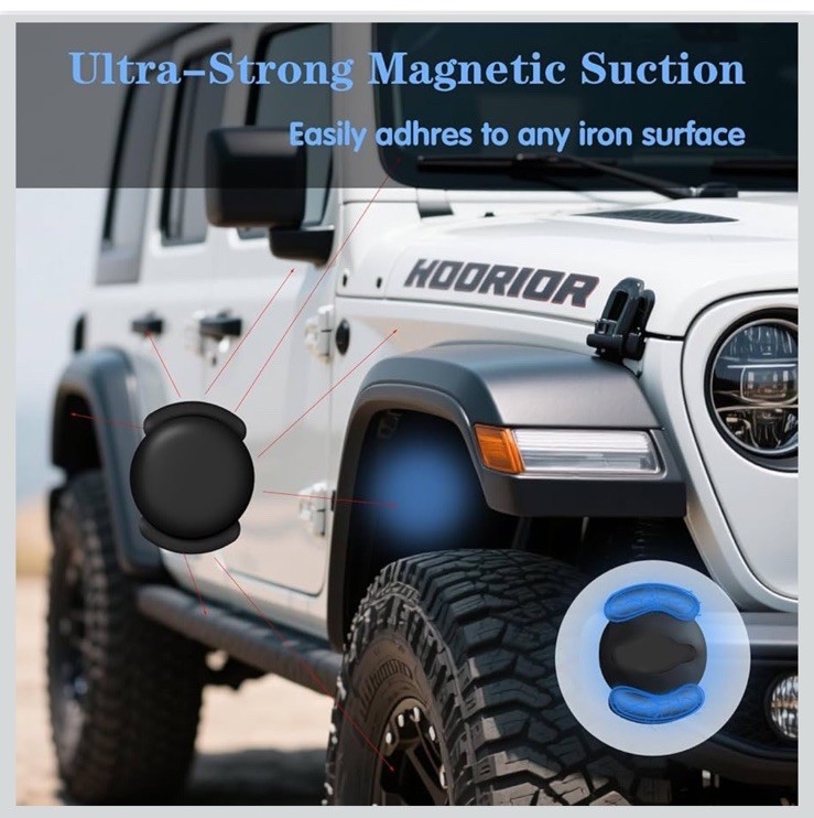Mini GPS Tracker for Vehicles – Hidden Magnetic Car Tracker Device, Real-Time...