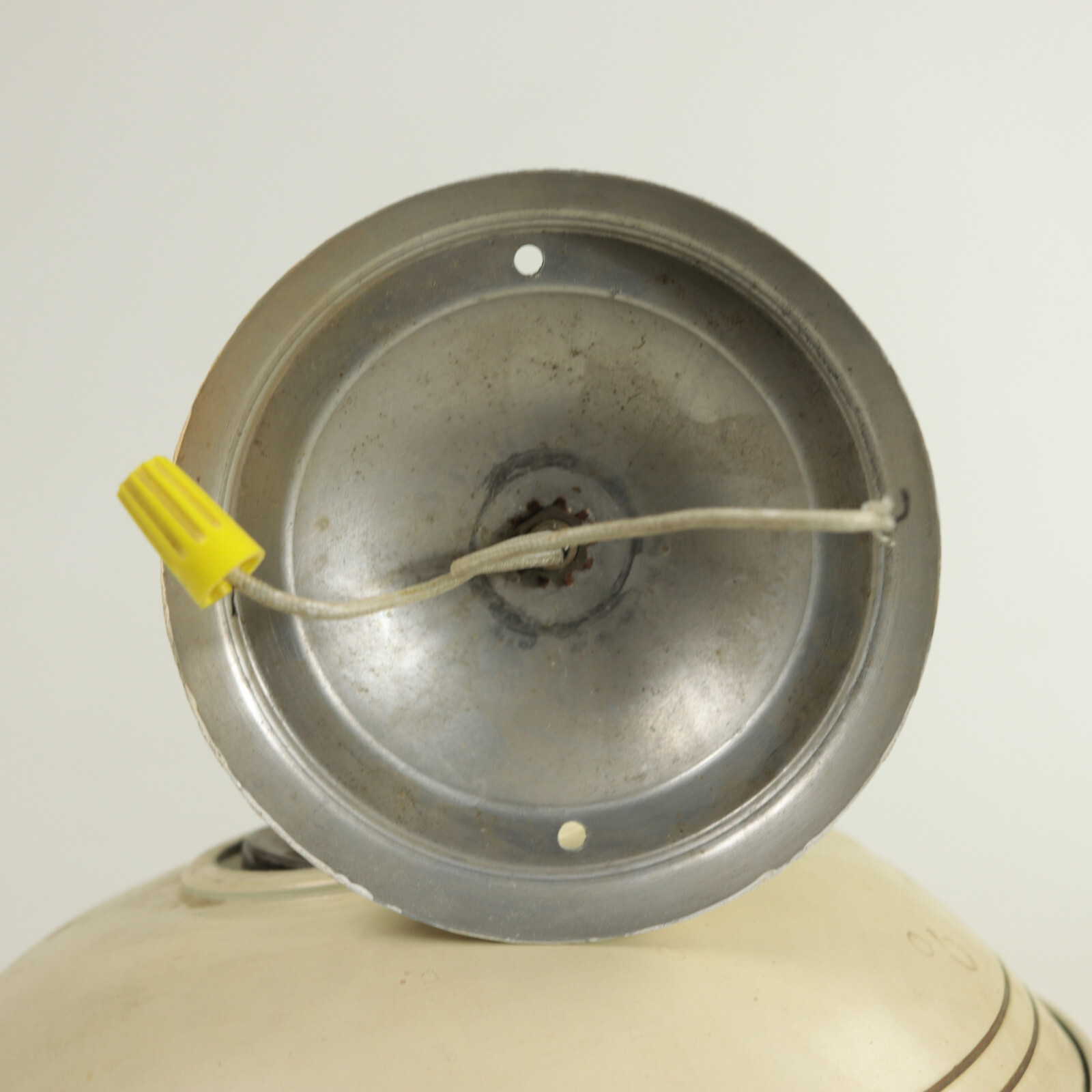 Vintage Mid Century Shaded Bracket Lantern 13" Max Height