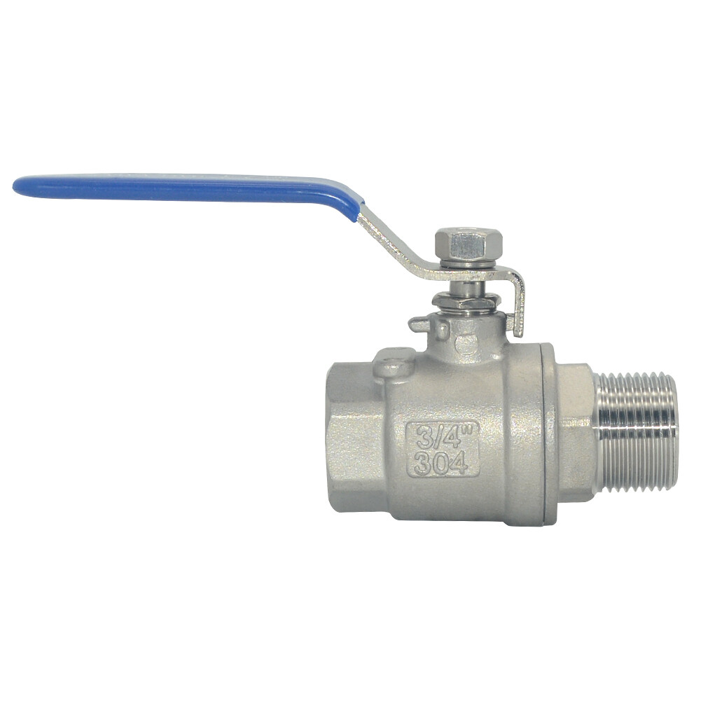 US stock 3/4 0.75 in inch NPT thread MALE to Female Full Port Ball Valve ss 304