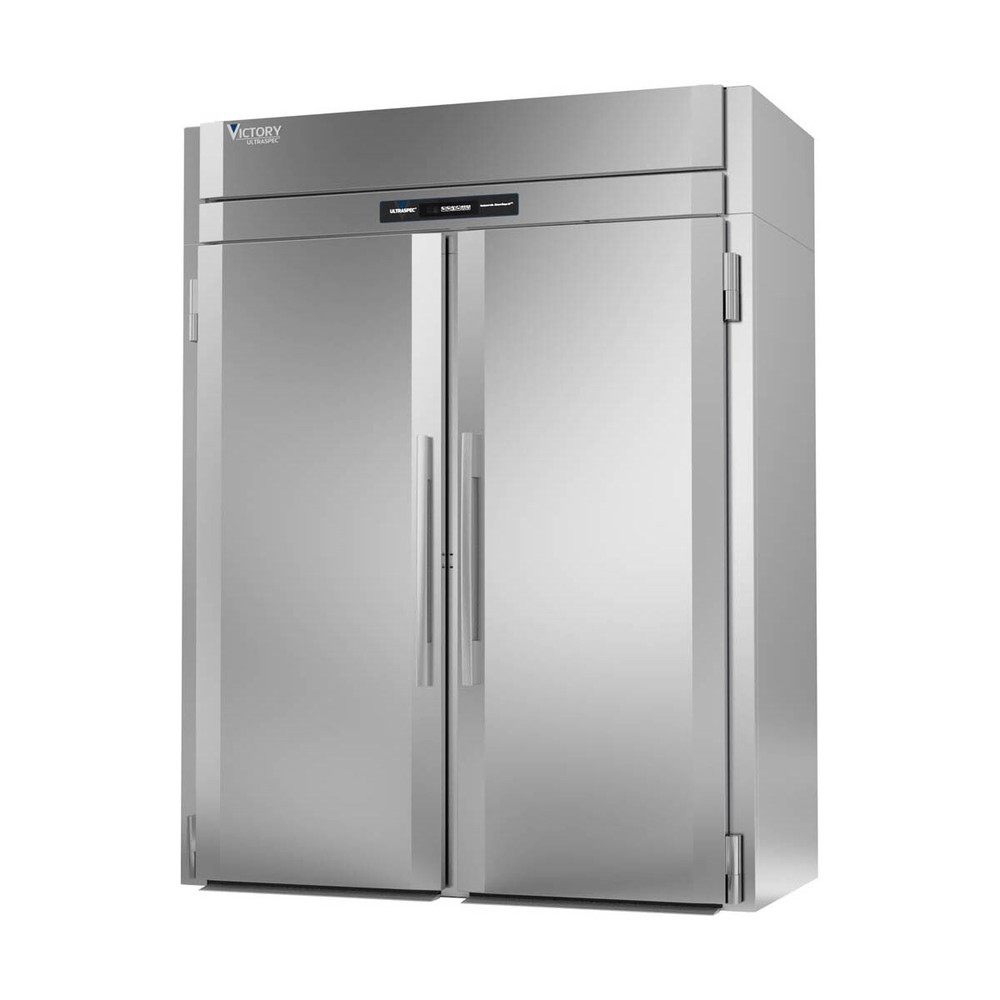 Victory RISA-2D-S1-XH-HC 68" Solid Door Roll-In Refrigerator, 2 Section, 77.3...