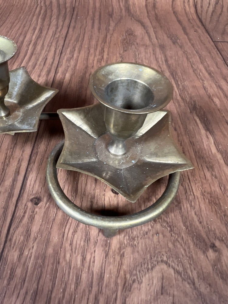 Gatco Solid Brass 3 Candle Swirled Base Centerpiece Decor