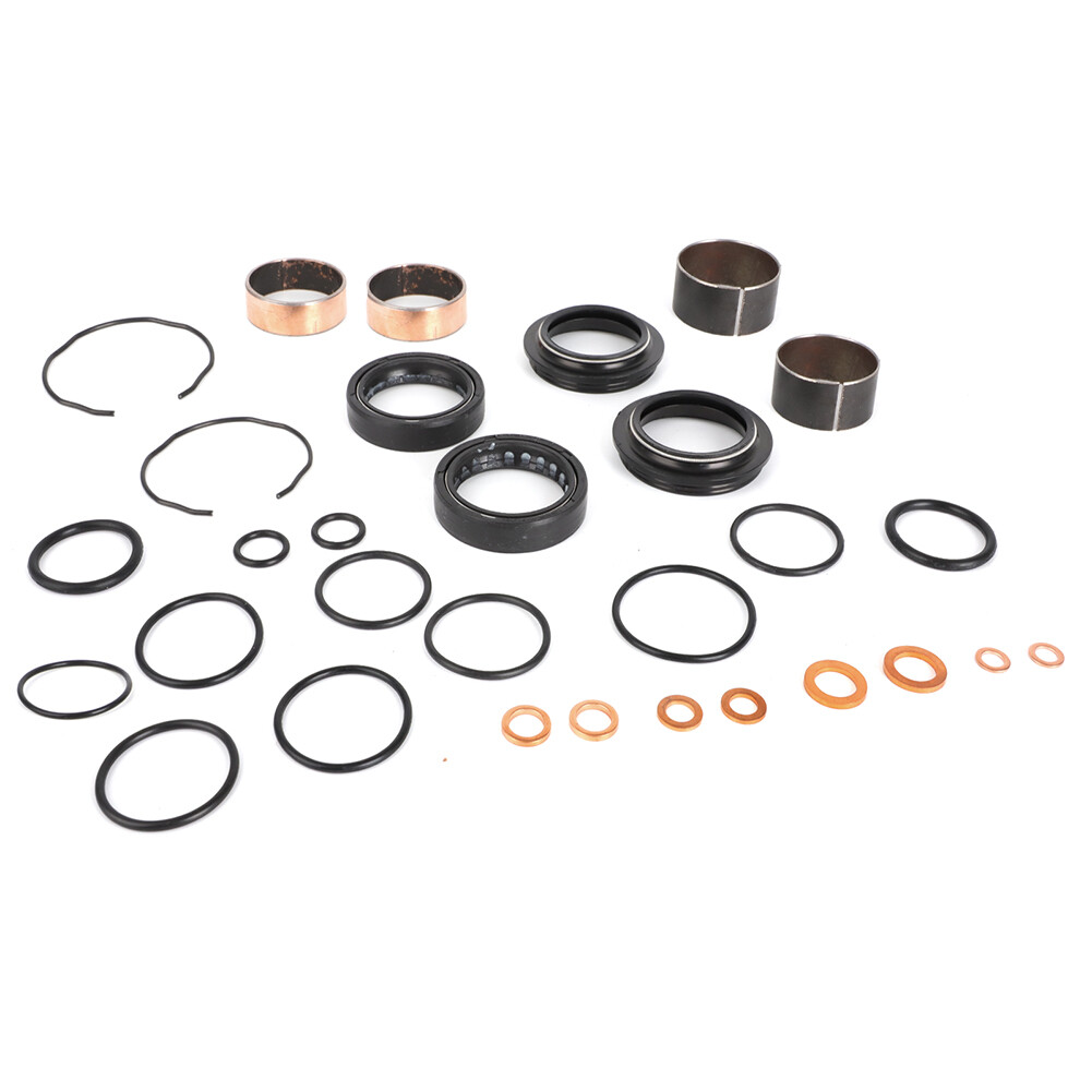 Fork Bushing & Seal Dust Seals Rebuild Kit For Honda VT1300 VT1100 VF750 CBR600