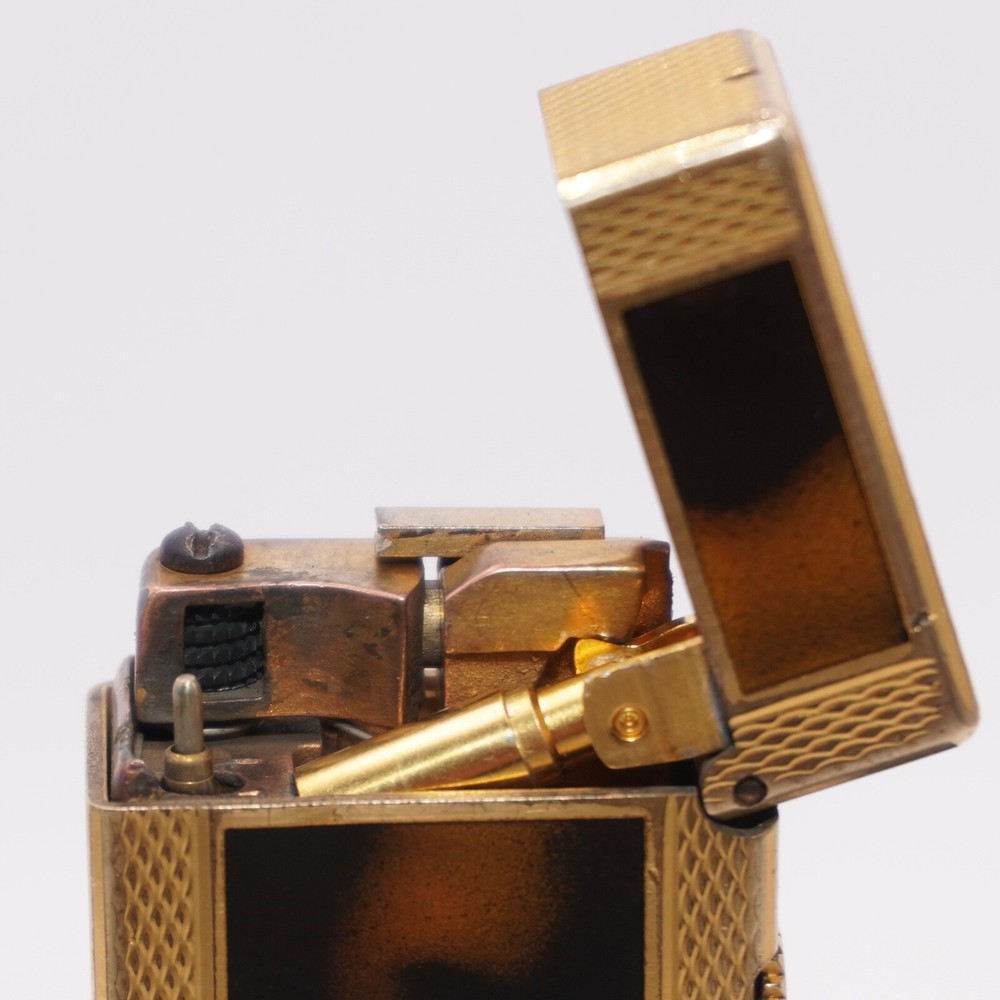 Dunhill Lighter Brown Shell-Ultrasonically cleaned_Working