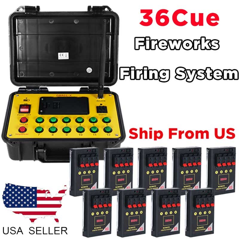 36Cues Wireless Fireworks Firing system remote control fire control equipment US