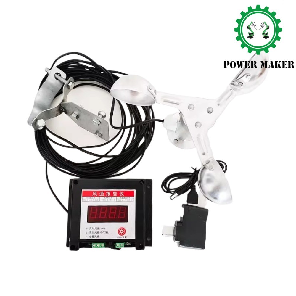 Anemograph Tower Crane Anemometer Wind Velocity Indicator Direction Indicator