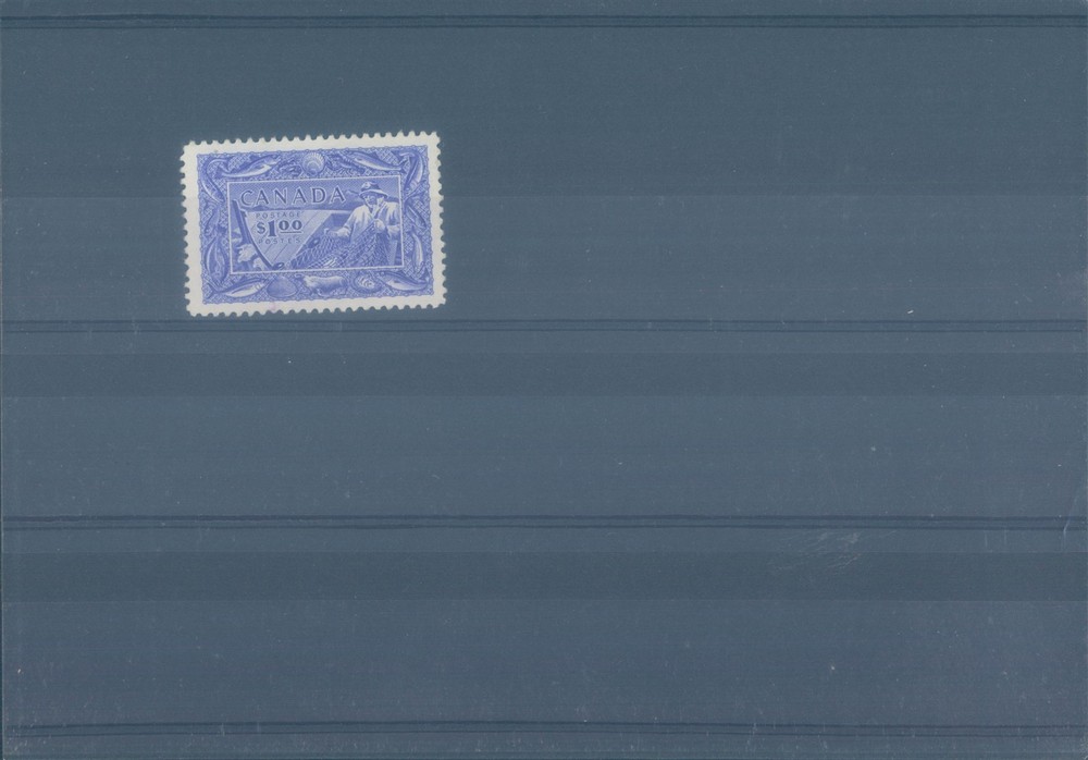 CANADA 1950-1951 1 dollar blue MH