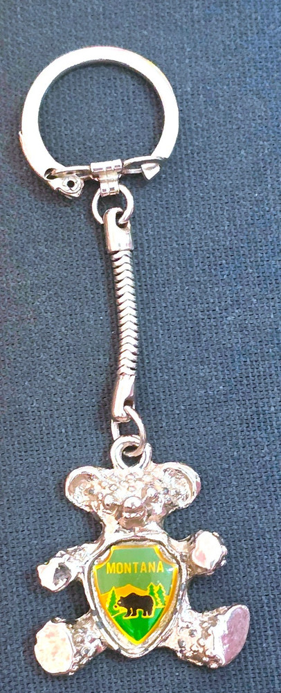Souvenir Montana Keychain Keyring
