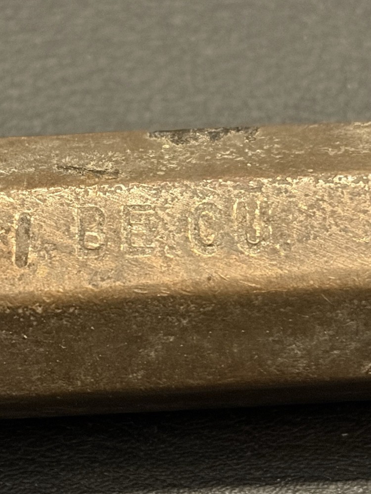 AMPCO C11 BeCu Non Sparking Beryllium Copper Chisel Drift Punch 7.5”