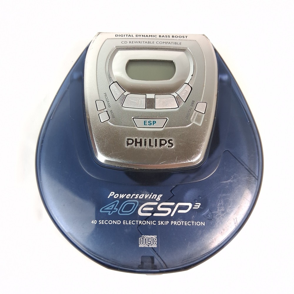 Philips Powersaving 40 ESP3 Personal CD Player 40 Second Skip Protection