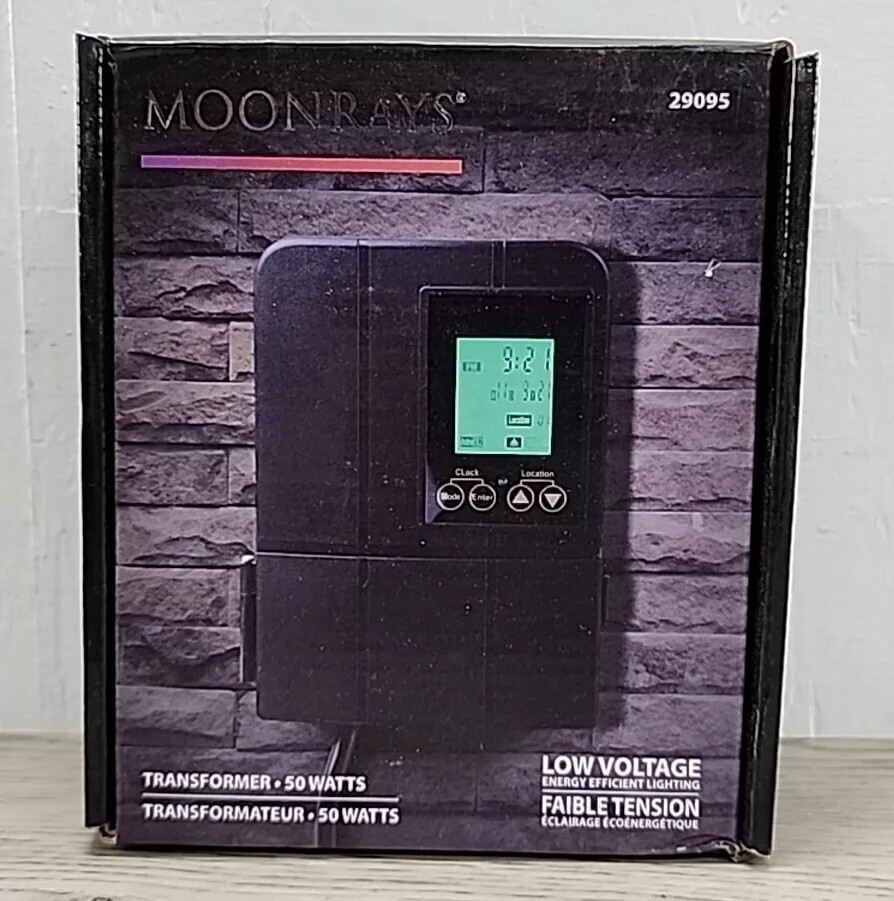 Moonrays 50W 5-Mode Low Voltage Transformer w/ Astronomic Timer 29095 *NEW*