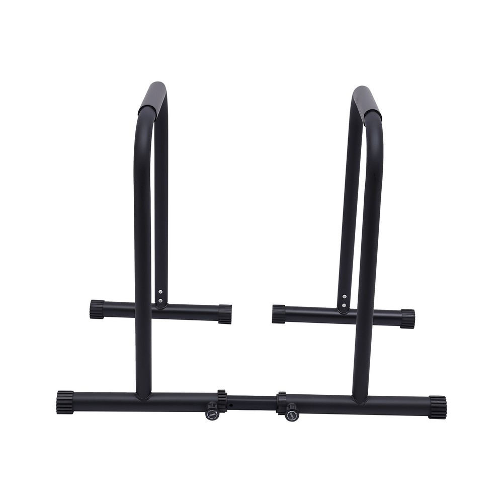 Portable Adjustable Dip Bar for Versatile Home Strength Training.