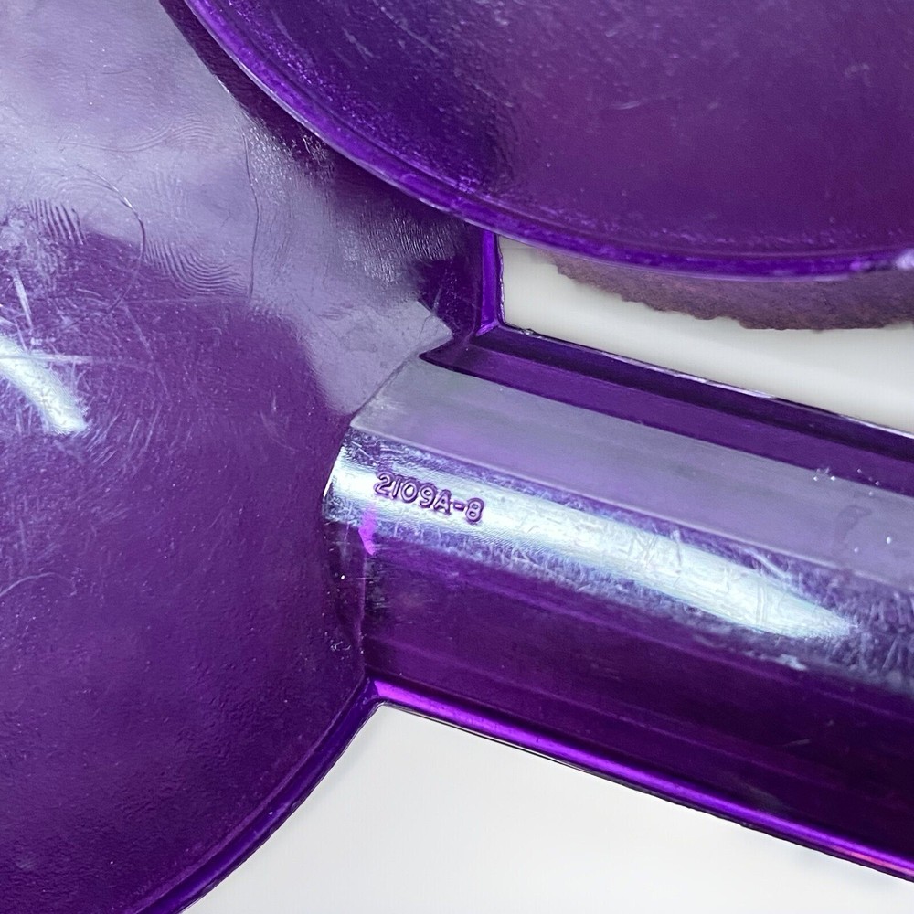 Purple Tupperware Salad Server Set Fork Spoon