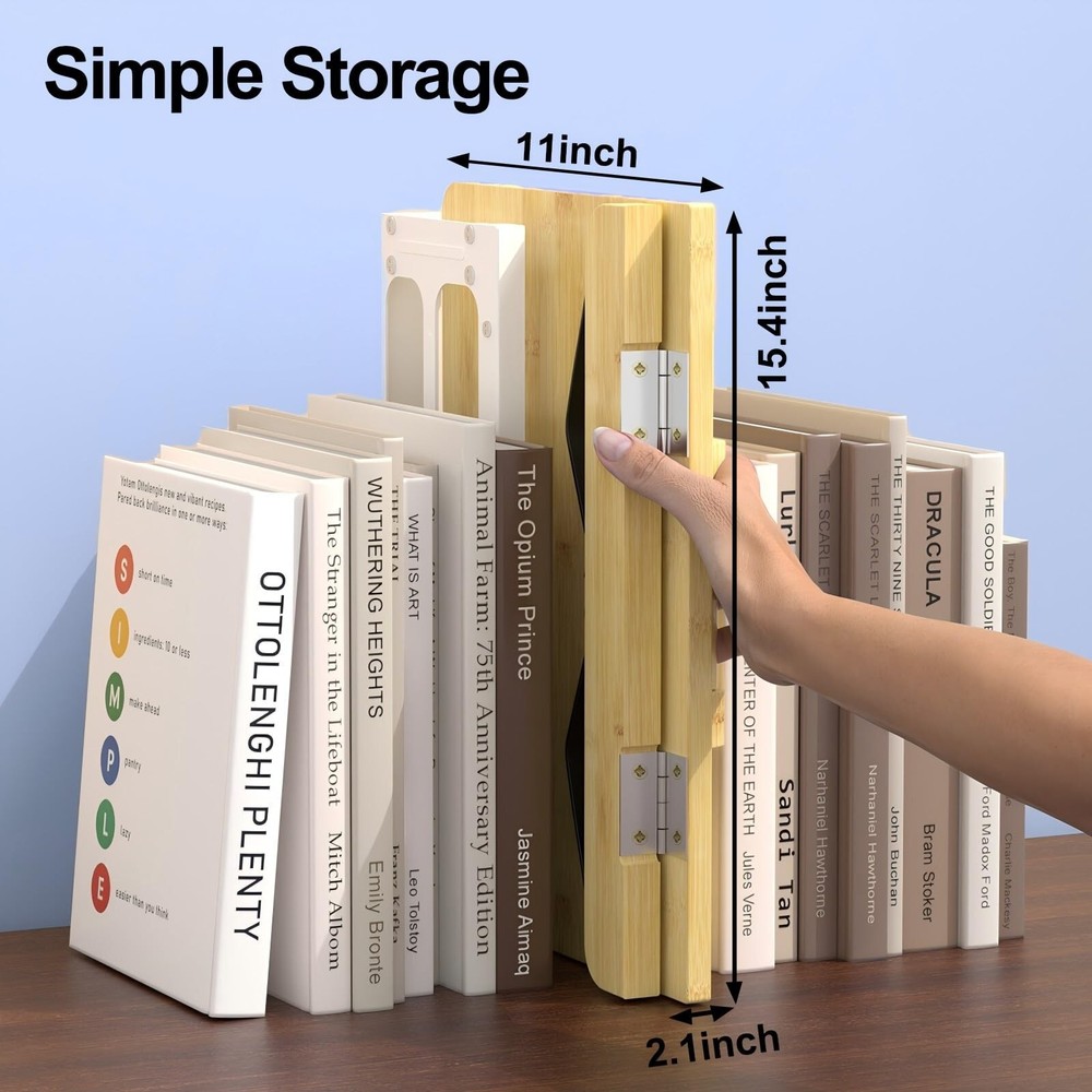 Book Stand for Reading – Adjustable & Foldable Book Holder with High CRI 9