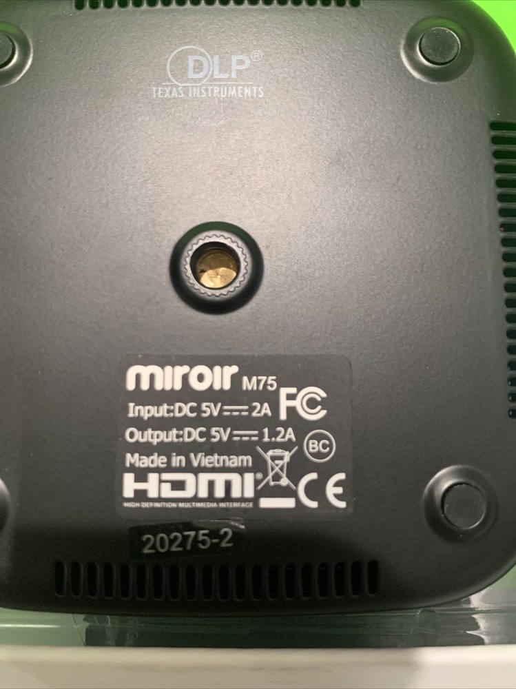 Miroir Micro Projector M75 Open Box