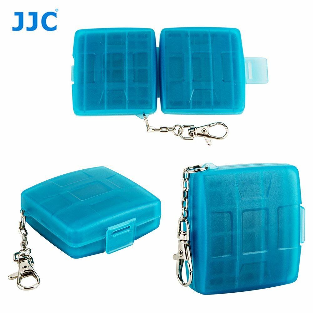 JJC Mobile Phone Camera Memory Card Storage Box Case 8B for CF SD Micro MicroSD