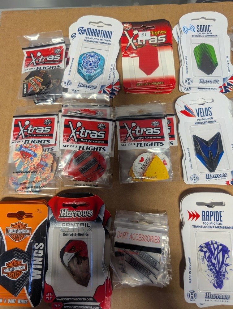 105 sets dart flights assorted style