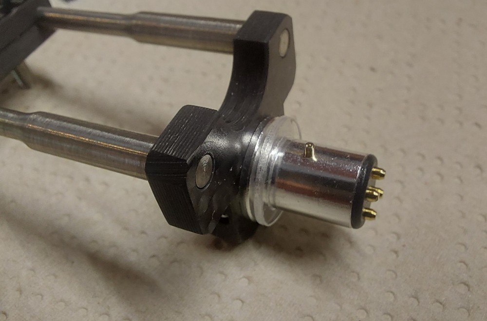 SHELL HEADSHELL NON-MAGNETIC TITANIUM + CARBON - ORSONIC STYLE + OCC LITZ CABLES