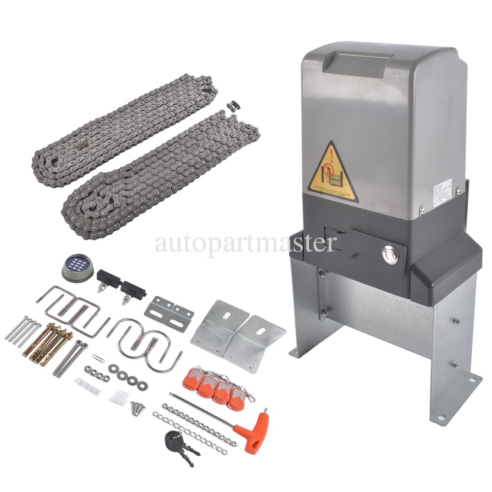 3300lbs APP Control Auto Motor Remote Kit W/ Wireless Keyboard for Sliding Gate