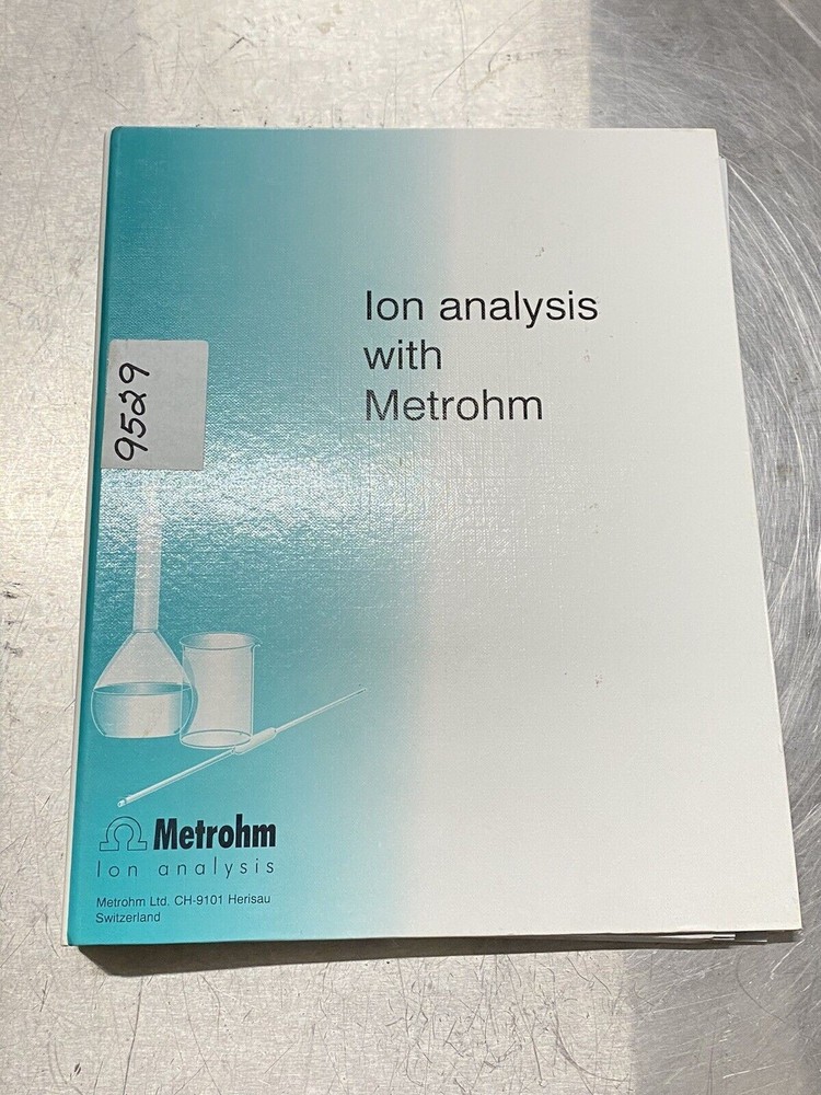 Metrohm Ion Analysis 785 DMP Titrino - User Guide / Manual / Instructions Book