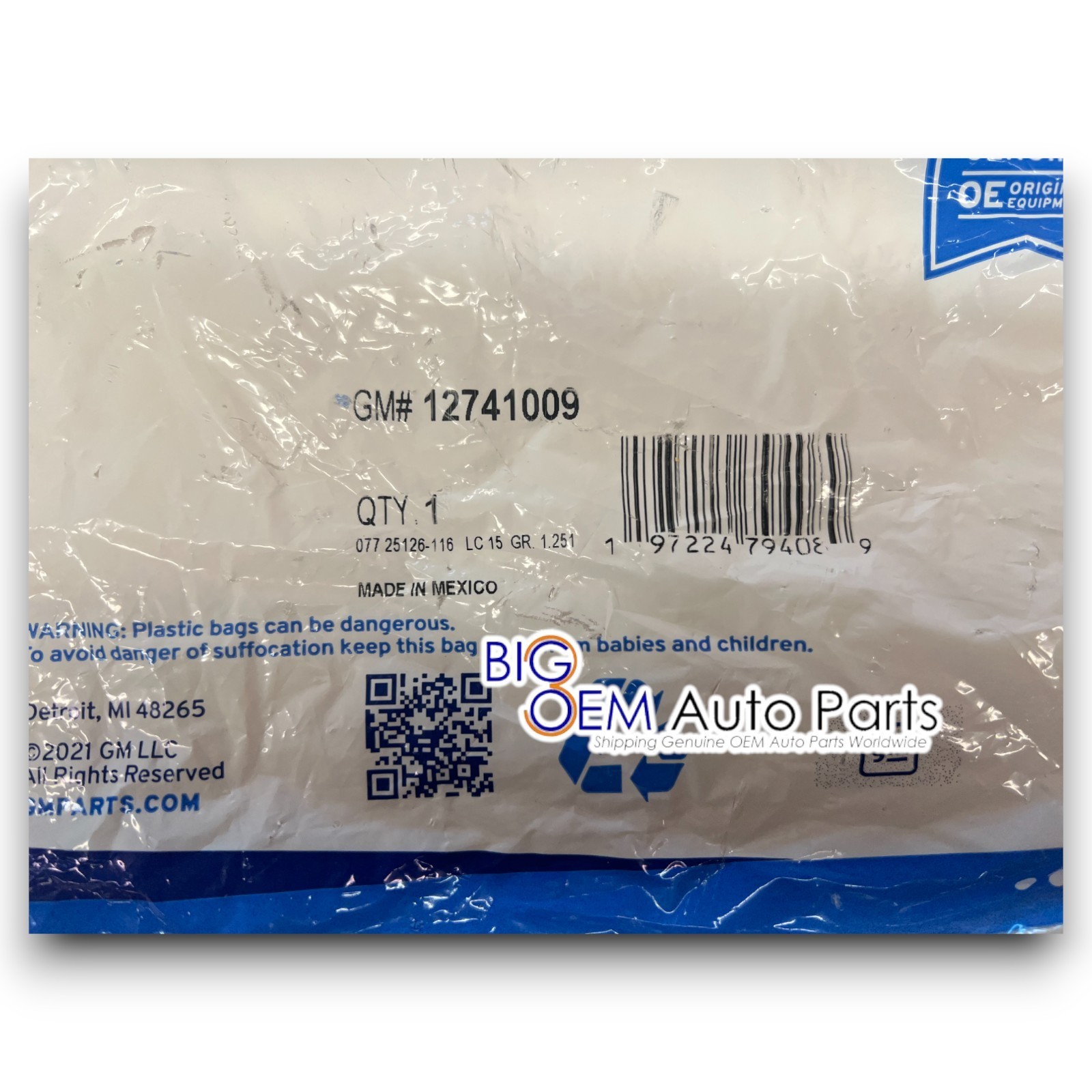 OEM Genuine GM new 3.6L Engine Coolant Thermostat & Housing with Seal 12741009