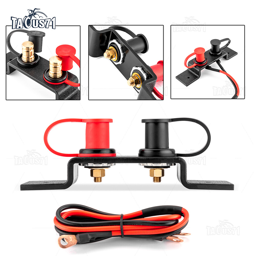 Battery Terminals Relocation Kit Jump Post Charging For Jeep Gladiator Wrangler