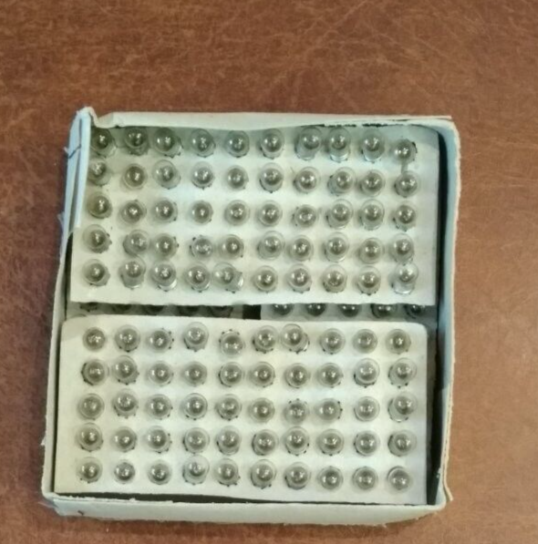 Vintage soviet bulbs for electrical appliances. E10/13 Original. 100 pcs. Work