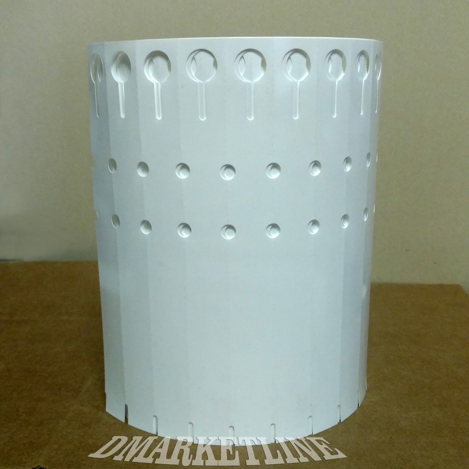 1000 WRAP AROUND PLASTIC THERMAL PLANT LABELS 7" x 3/4" Nursery tree loop labels