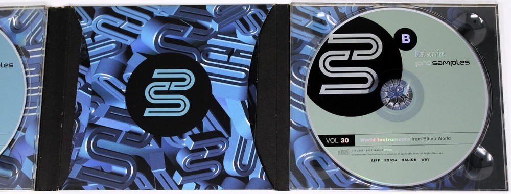 Best Service Pro Samples 30 World Instruments Sound Library/Sampling 2x CD