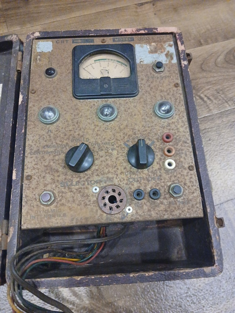 Vintage B & K CRT Cathode Rejuvenator Tester Model 350 Powers On UNTESTED